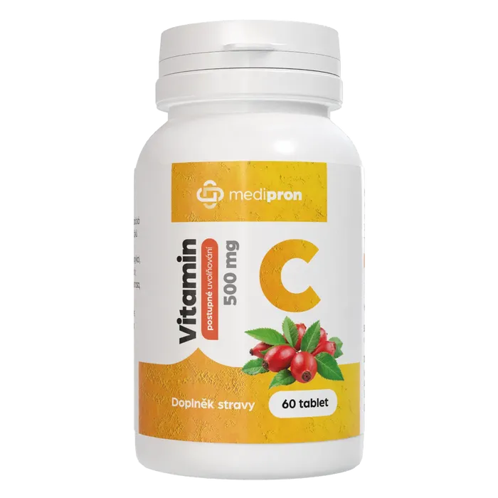 medipron Vitamin C 500 mg se šípky 60 tablet